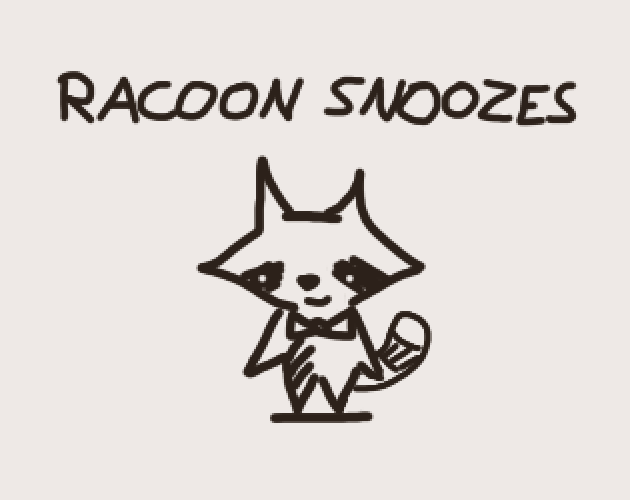 Racoon Snoozes